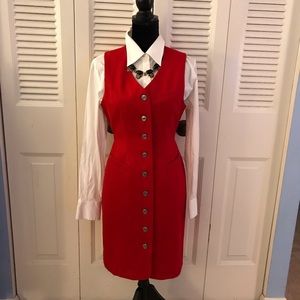 Oberon New York red dress.